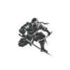 Ninja Bubble-free stickers