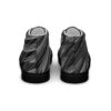 Black and gray patterned shoes Men’s high top canvas shoes