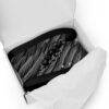 Black and gray patterned shoes Men’s high top canvas shoes