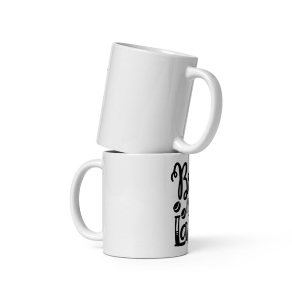 Bring Me A Latte White glossy mug