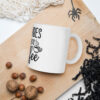 Good Vibes And Hot Coffee White glossy mug