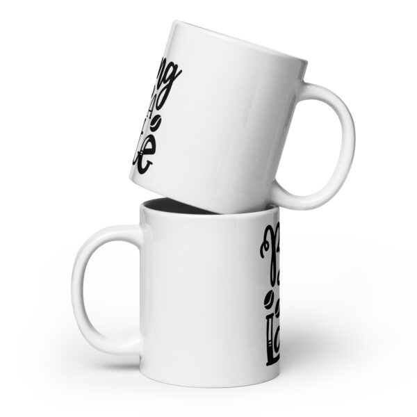 Bring Me A Latte White glossy mug